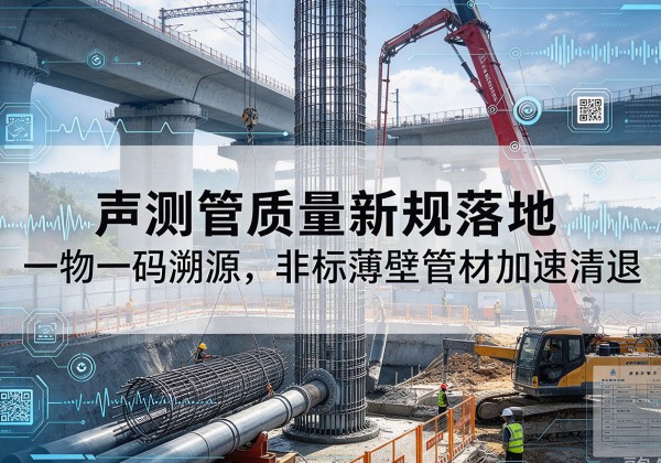 陈仓声测管质量新规落地，一物一码溯源，非标薄壁管材加速清退