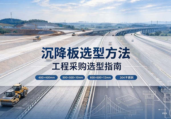 陈仓沉降板选择方法